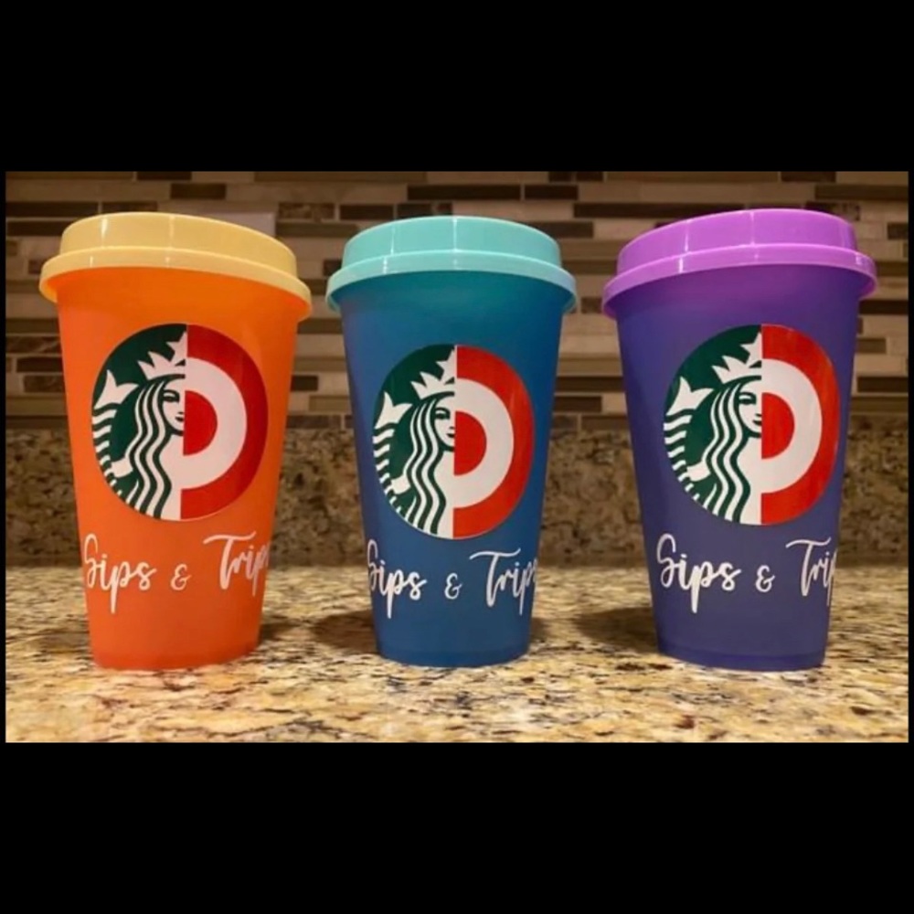 Starbucks sip cups!